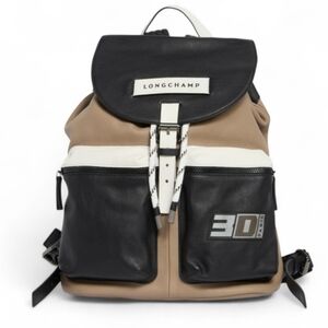 Men's Longchamp Newest Edition Leather Quality Men Backpack